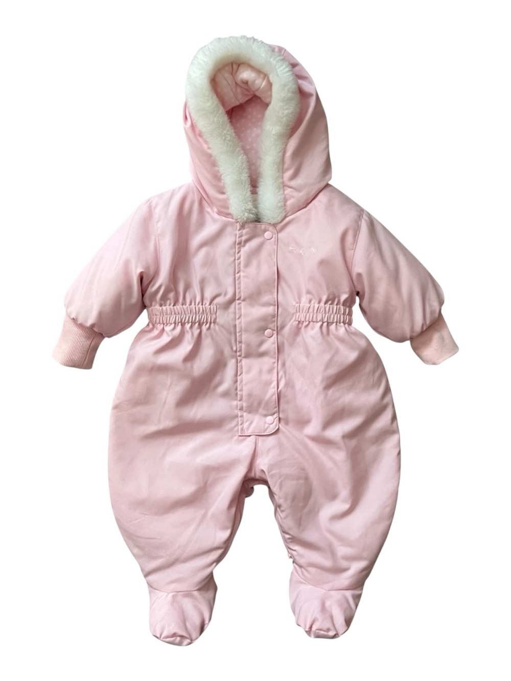 Vintage 90s Pink Baby Snowsuit